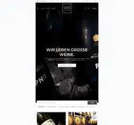 Kleine Seitenvorschau von weinart.de