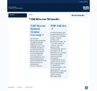 Kleine Seitenvorschau von mission-networks.tum.de
