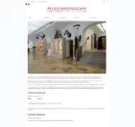 Kleine Seitenvorschau von missionsmuseum.de