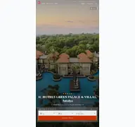 Kleine Seitenvorschau von icresidence.resorthotel.de