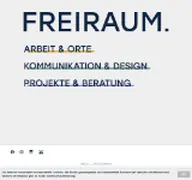 Kleine Seitenvorschau von mitfreiraum.de