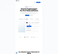 Kleine Seitenvorschau von notara.de