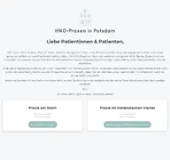 Kleine Seitenvorschau von hno-potsdam.de