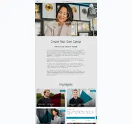 Kleine Seitenvorschau von createyourowncareer.de