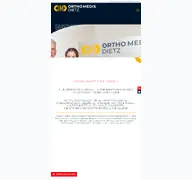 Kleine Seitenvorschau von orthomedis-dietz.de