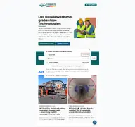 Kleine Seitenvorschau von grabenlos.de
