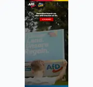 Kleine Seitenvorschau von mitmachen.afd.de