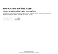Kleine Seitenvorschau von crewunited.de