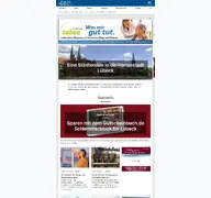 Kleine Seitenvorschau von luebeck-magazin.de