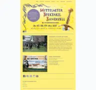 Kleine Seitenvorschau von mittelalterspektakel-sandizell.de