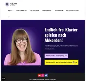 Kleine Seitenvorschau von klavierlernenmitmelanie.de