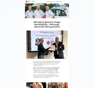 Kleine Seitenvorschau von drk-juelich.de