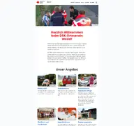 Kleine Seitenvorschau von drk-wedel.de