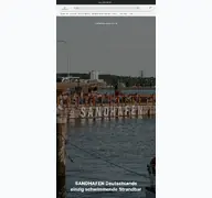 Kleine Seitenvorschau von sandhafen.de