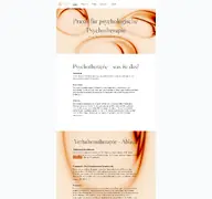 Kleine Seitenvorschau von psychotherapie-ke.de