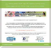 Kleine Seitenvorschau von drv-rettungshunde.de