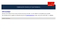 Kleine Seitenvorschau von online-service.nuernberg.de