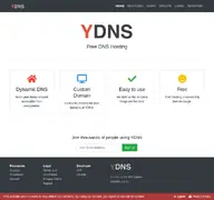 Kleine Seitenvorschau von ydns.eu