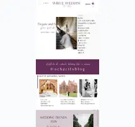 Kleine Seitenvorschau von whiteweddingmag.de