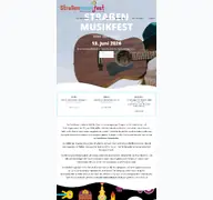 Kleine Seitenvorschau von strassenmusikfest.de
