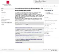 Kleine Seitenvorschau von studienbuero.rewi.uni-mainz.de