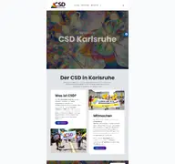 Kleine Seitenvorschau von csd-karlsruhe.de