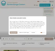 Kleine Seitenvorschau von blankenbergerduinen.de