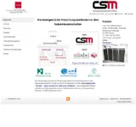 Kleine Seitenvorschau von csm.uni-mainz.de