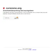 Kleine Seitenvorschau von curezone.org