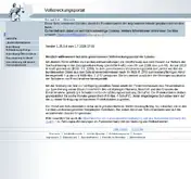 Kleine Seitenvorschau von vollstreckungsportal.de