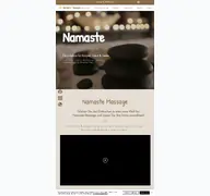 Kleine Seitenvorschau von namastemassage.de