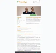 Kleine Seitenvorschau von praxis-syc.de