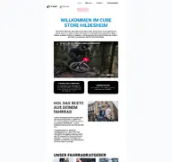 Kleine Seitenvorschau von cube-store-hildesheim.de