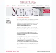 Kleine Seitenvorschau von schucht-coll.de