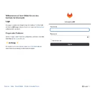 Kleine Seitenvorschau von git.informatik.uni-leipzig.de