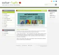 Kleine Seitenvorschau von cultur-tupfer.de
