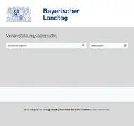 Kleine Seitenvorschau von event.bayern.landtag.de