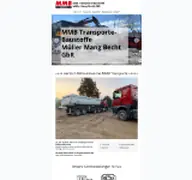 Kleine Seitenvorschau von mmb-transporte.de