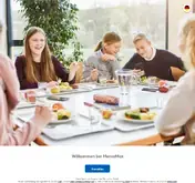 Kleine Seitenvorschau von m.mensamax.de