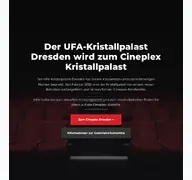 Kleine Seitenvorschau von ufa-dresden.de