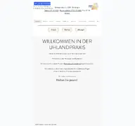 Kleine Seitenvorschau von uhlandpraxis.de