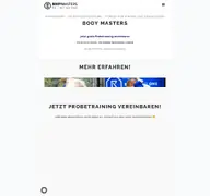 Kleine Seitenvorschau von probetraining.bodymasters.de