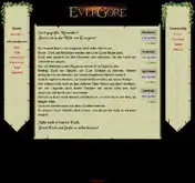 Kleine Seitenvorschau von evergore.de