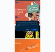 Kleine Seitenvorschau von curaprox.ch