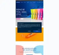 Kleine Seitenvorschau von curaprox.de