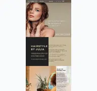 Kleine Seitenvorschau von hairstylebyjulia.de