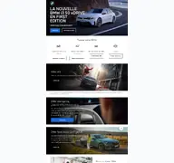 Kleine Seitenvorschau von bmw.be