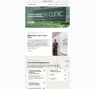 Kleine Seitenvorschau von cureon-clinic.de