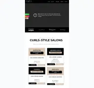 Kleine Seitenvorschau von curls-friseure.de