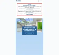 Kleine Seitenvorschau von curos-urologie.de